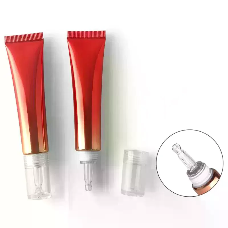 20g Cosmetic Soft Tubes Sunscreen Eye Cream Lotion Liquid Foundation Refillable Bottles Hyaluronic Acid Dropper Empty Bottle