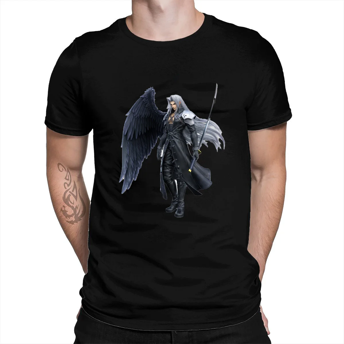 style3 Midgar Fantasy Cloud Choco-bo Sephiroth Men's T-Shirt