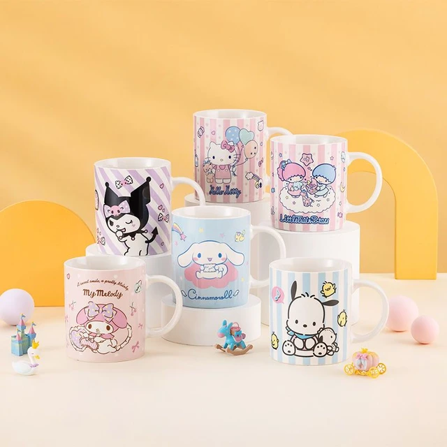 Official Sanrio - Cheerful Character Mug with Cute Handle | Moonguland