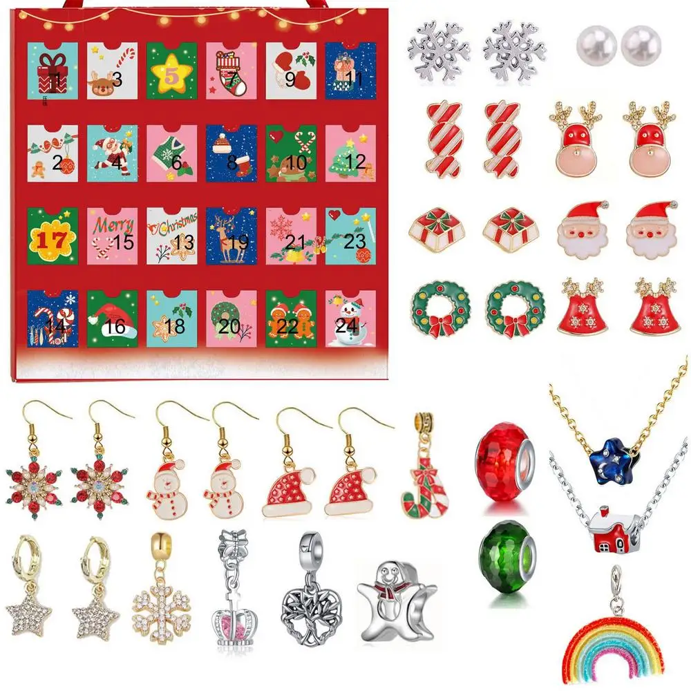 Advent Calendar Bracelet Charms | Ideas Put Advent Calendar - Christmas  Jewelry - Aliexpress