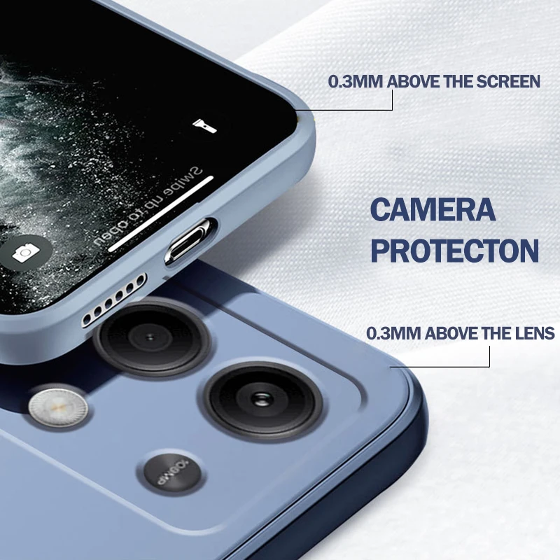 Luxury Liquid Silicone Shockproof Soft Back Cover