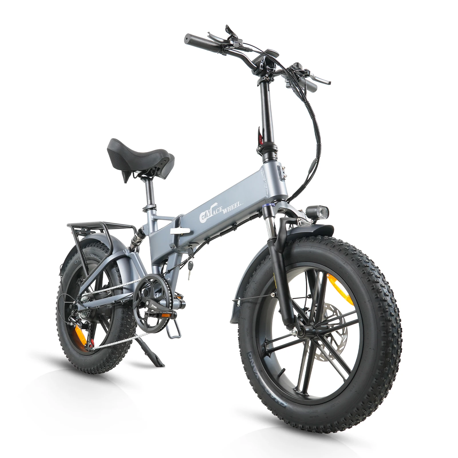 CMACEWHEEL RX20 Faltbares Elektrofahrrad 1000W Motor 48V18AH Hydraulische Bremse 20*4,0 Einteiliges Rad Allterrain-Mountainbike für Erwachsene – Detail 26