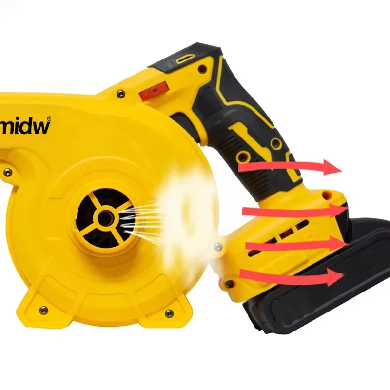 Cordless Electric Hair Dryer Brushless Portable Vacuum Cleaner for Dewalt 20V Battery