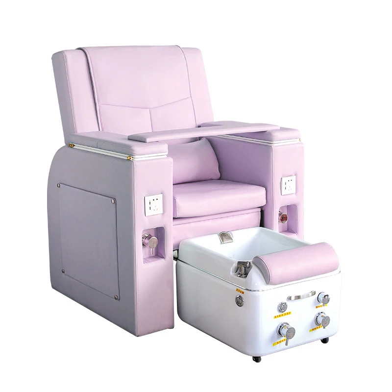 Modern pink salon furniture spa pedicure chair massage salon nail table manicure pedicure chair with bowl pink up средство по уходу за ногтями и кутикулой nail sorbet на водной основе с экстрактом киви 11 0