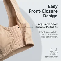 Sports Bra for Women Minimizer Support Front Closure Posture Corrector Shaper Push Up Yoga Fitness Running Padded Bralette - Image 5