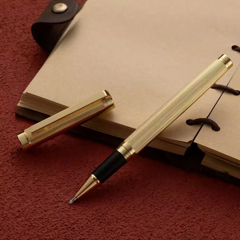 Metal Business Siging Pen Rollerball Gel Pen Smooth to Write Refillable Business Writing Pen for Wedding Hotel Reception 2