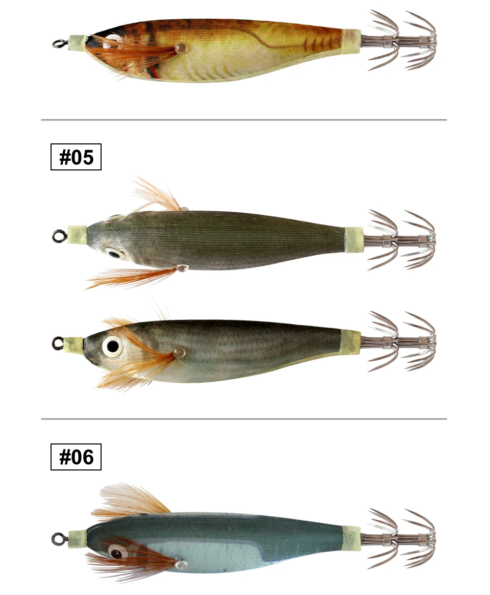 Tintenfisch Jig Köder 2Pcs 10cm 9g Angeln Lockt Webfoot Octopus Egi Tintenfisch Horizontale Salzwasser Holz Garnelen haken Meer Angeln Waren – Detail 8