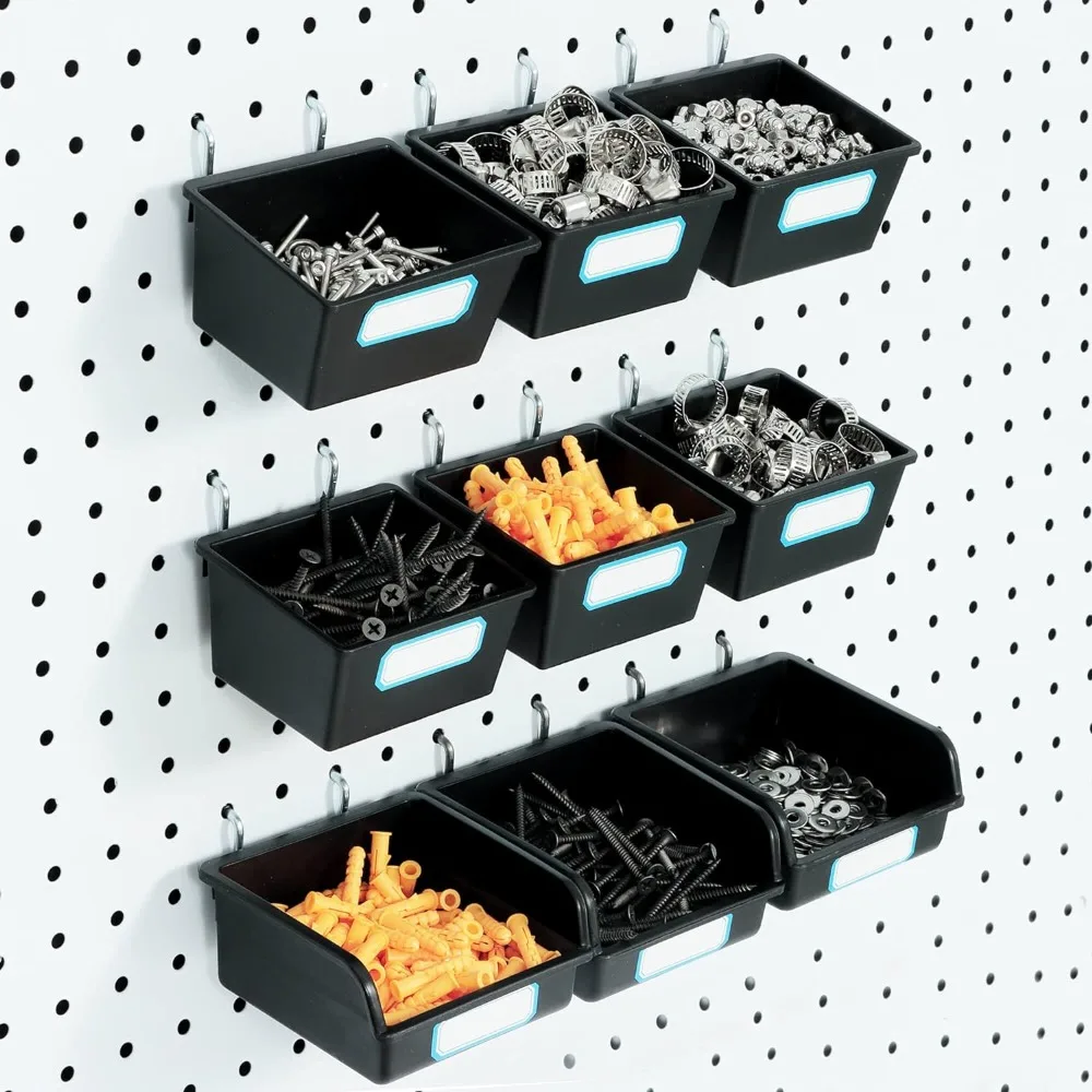 PP Pegboard Bins Tools Storage Pegboard Hooks Holder
