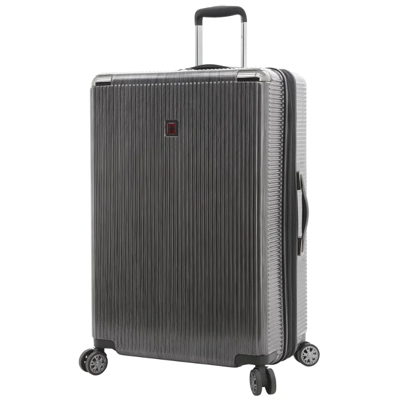 

Swiss Tech Excursion 29" Hard side Rolling Upright Luggage - Charcoal luggage suitcase clothes organizer