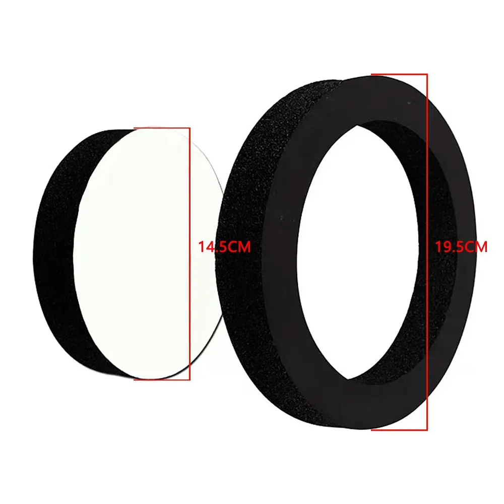 1pcs Car Speaker Ring Bass Door Trim Sound Insulation Cotton Audio Speakers Insulation Ring Sound Self Adhesive Parts