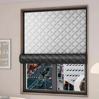 Rideaux Thermiques Double Épaisseur Isolants Chaud/Froid, Écrans de Fenêtre Anti-UV, Isolation Phonique, Économie d'Énergie, Rideaux Chaleureux 1