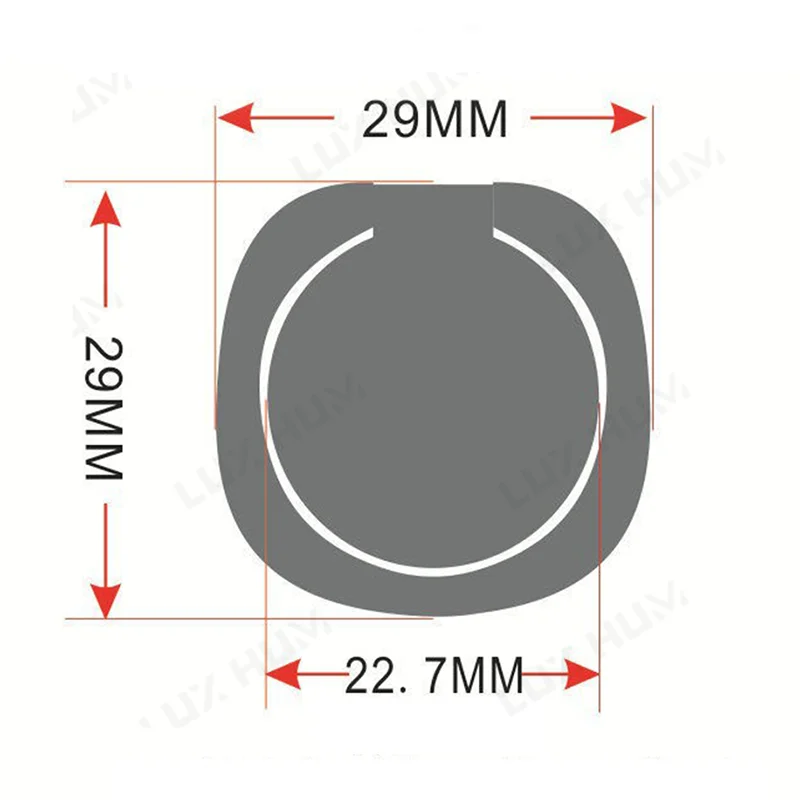 Sleek 360° Rotating Phone Ring Holder - Ultra Thin Universal Stand