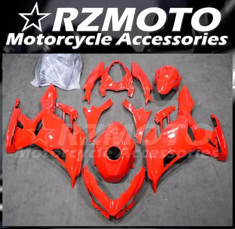 

4Gifts New ABS Motorcycle Fairings Kit Fit For Kawasaki EX 250 400 2019 2020 2021 2022 2023 19 20 21 22 Bodywork Set Red