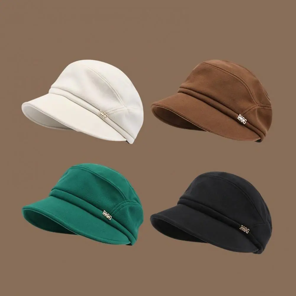 Ladies Corduroy Hat Solid Color Newsboy Hat for Ladies Stylish Women's Corduroy Newsboy Beret Versatile for Comfortable
