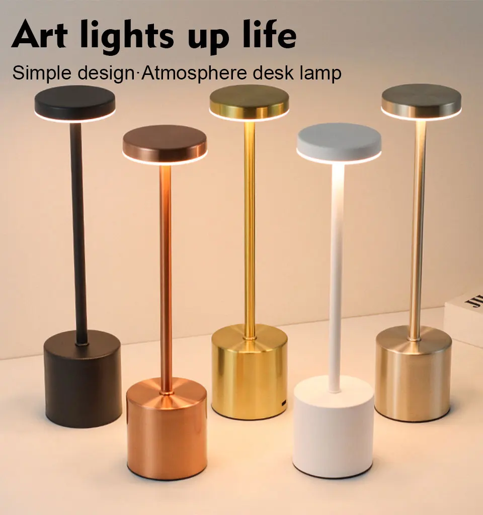 Classic Metal Touch Sensor LED Table Lamp