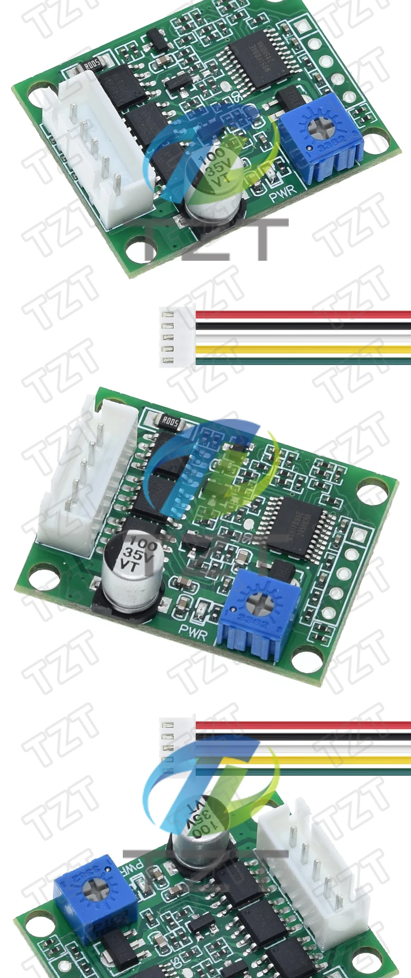 1/3 Stück DC 6-20V 60W 12V Bürstenloser Motor-Treiber-Board BLDC Geschwindigkeitsregler 3-Phasen-Regler Hallless-Schaltmodul Mit Kabel – Detail 5