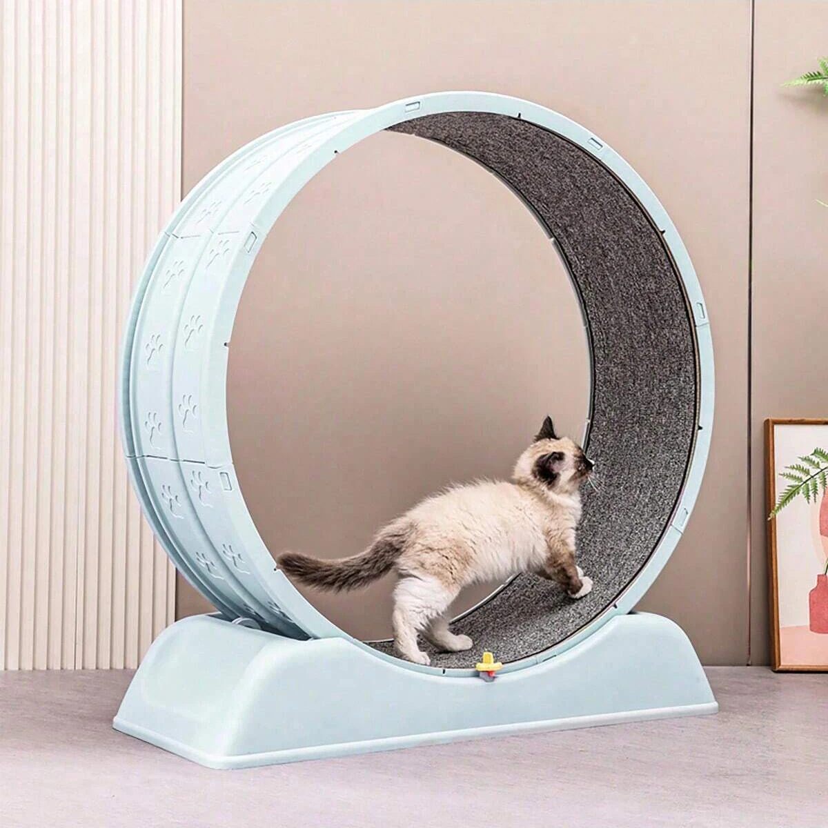 Silent Cat Treadmill Indoor Rollers Locking Mechanism PP Material