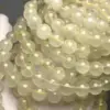 Meihan A+ Natural Libyan Gold Tektite Meteorite Round Loose Beads Bracelet For Jewelry Making Design Gift 4