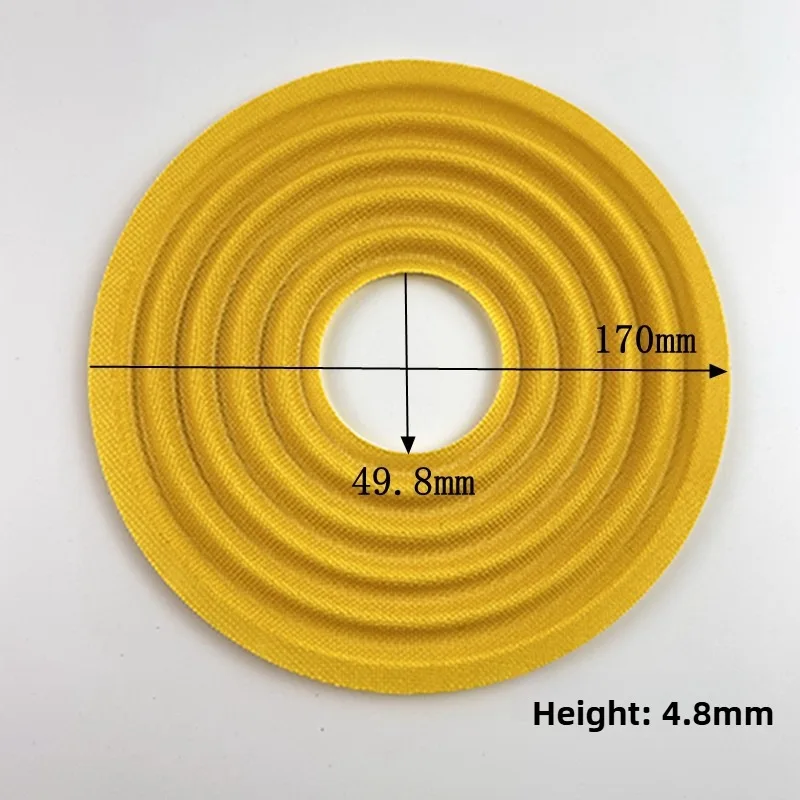 2개 170-190mm 베이스 엘라스틱 웨이브 라우드스피커 서브우퍼 우퍼 스피커 수리용 스파이더 댐퍼 가스켓 보이스 코일용