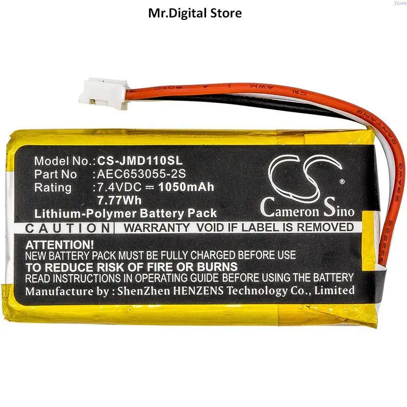 

Cameron Sino 1050mAh Speaker Battery (CS-JMD110SL) for JBL Flip, Flip 1, Please check the place of wires and different connector
