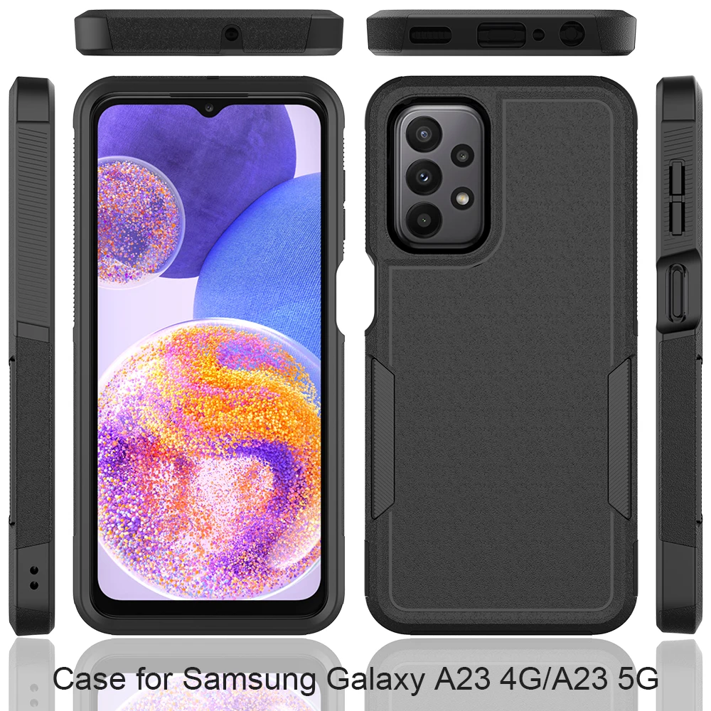 Durable Dual-Layer Shockproof TPU/PC Phone Case - Hybrid Armor Shell