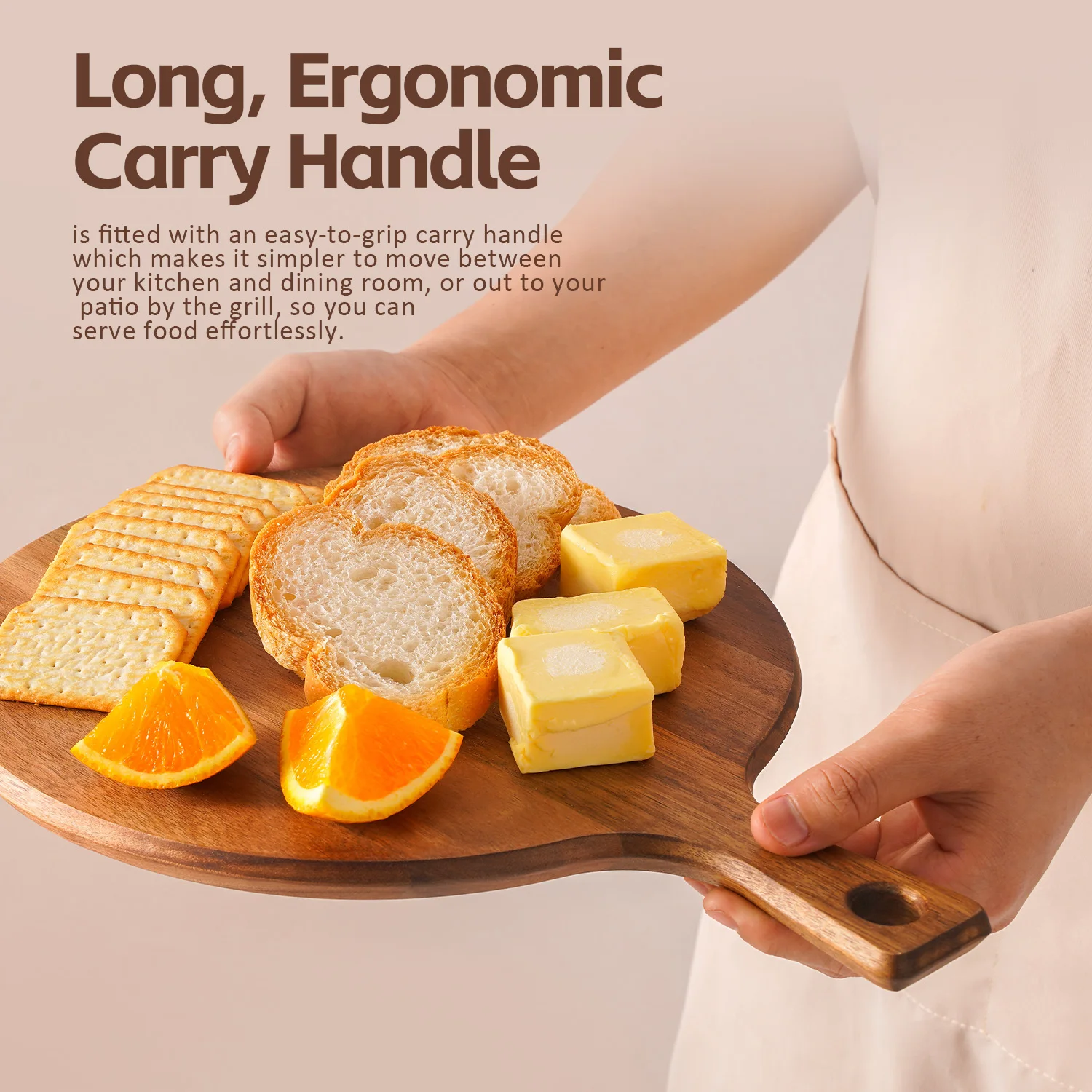 Premium Acacia Wood Charcuterie and Serving Board