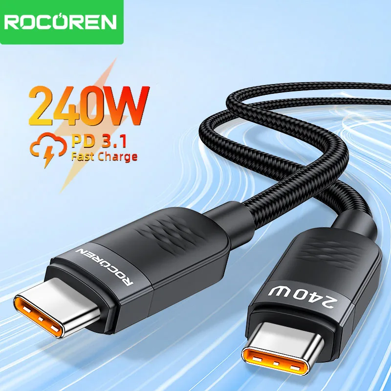 כבל נתונים לטעינה מהירה מסוג C USB C