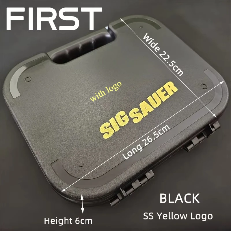 Ammo Storage Box Tactical Gloc Safety Suitcase ABS Hard Shell Fall-proof Waterproof Toolbox Hunting Accessories Storage Box