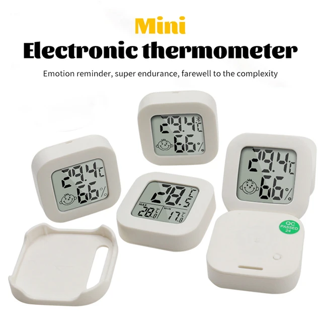 Mini LCD Digital Thermometer Hygrometer Indoor Room Temperature Humidity  Meter Sensor Gauge Weather Station - AliExpress