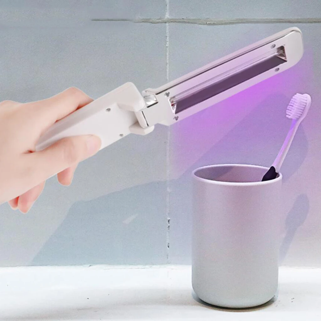 Disinfection Household Travel Sterilization Lamp Sterilizer Lamp Portable Handheld Folding Germicidal Lamp