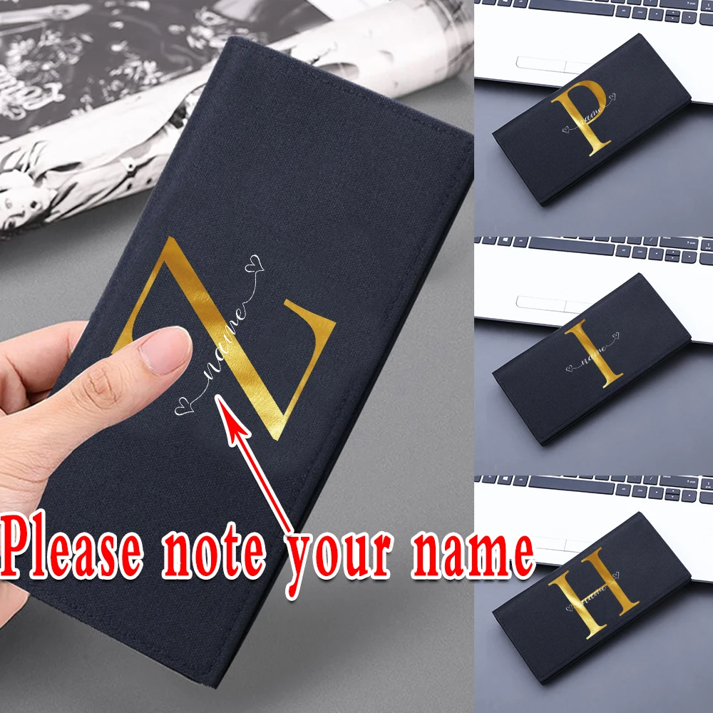 

Customize Any Name Wallet for Men Vintage Coin Purses Long Slim Male Purses Money Credit Card Holders Wallet Women Money Bag