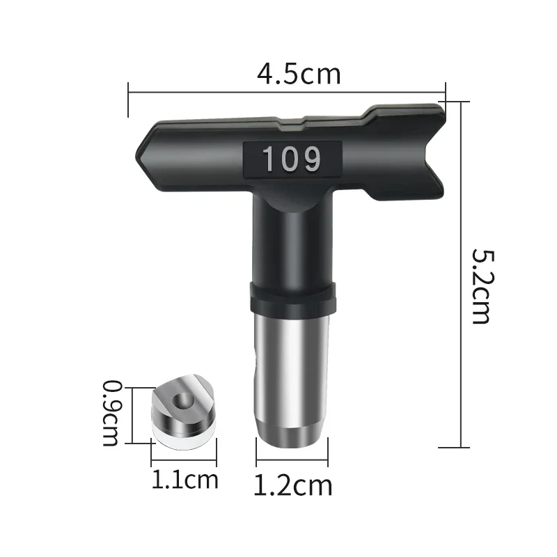 Embouts de pulvérisation réversibles, buses de pulvérisation sans air pour pistolets à peinture sans air, machine de pulvérisation sans air, 5 pièces, 10 pièces