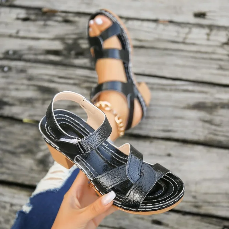 Women Platform High Heels Sandals Summer Dress Chunky Open Toe Shoes New Design Brand Slingback Sandals Female Zapatos Muje women wedge sandals women dress shoes women slingback sandals women high heels shoes