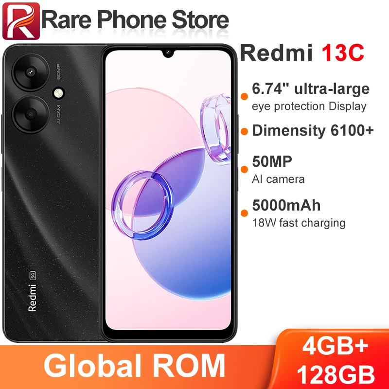 Xiaomi Redmi13C グローバル版6GBRAM/128GB ケース付き Redmi13C グローバル版6GBRAM/128GB ケース付き