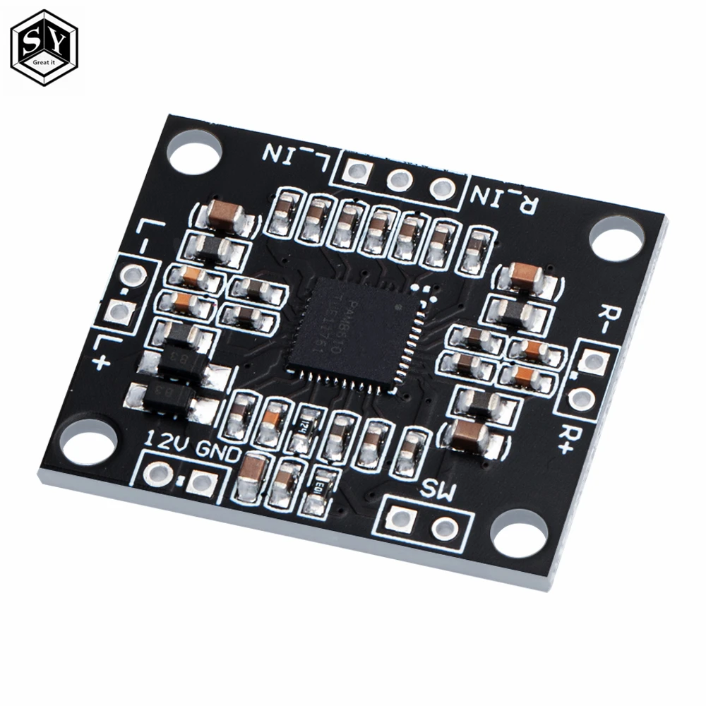 5pcs PAM8610 Power Amplifier Board 2x15W Amplifier Digital Two-Channel Stereo 5pcs PAM8610 Power Amplifier Board 2x15W Amplifier Digital Two-Channel Stereo