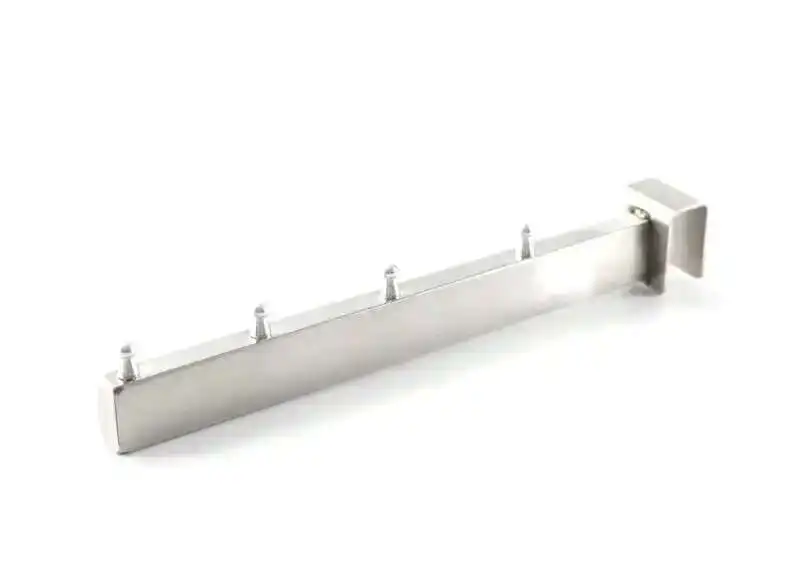 1 stücke Kleiderbügel Edelstahl Kleidung Unterwäsche Hängen Streifen Display Rack Regal Platz Rohr Schnalle Haken – Detail 2