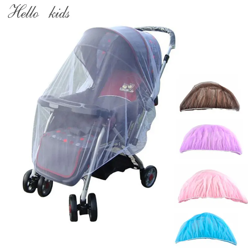 

baby Stroller Pushchair Mosquito Insect Shield Net Safe Infants Protection Mesh Stroller Accessories Mosquito Net 150cm