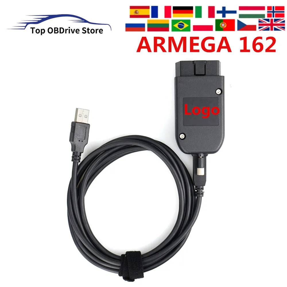 Professionale Per Vag V2 Atmega162 Per Vag Group Strumento Diagnostico Per Auto Scanner Obd2 Interfaccia Usb Strumento Scanner Automatico Dal 1996 Al 