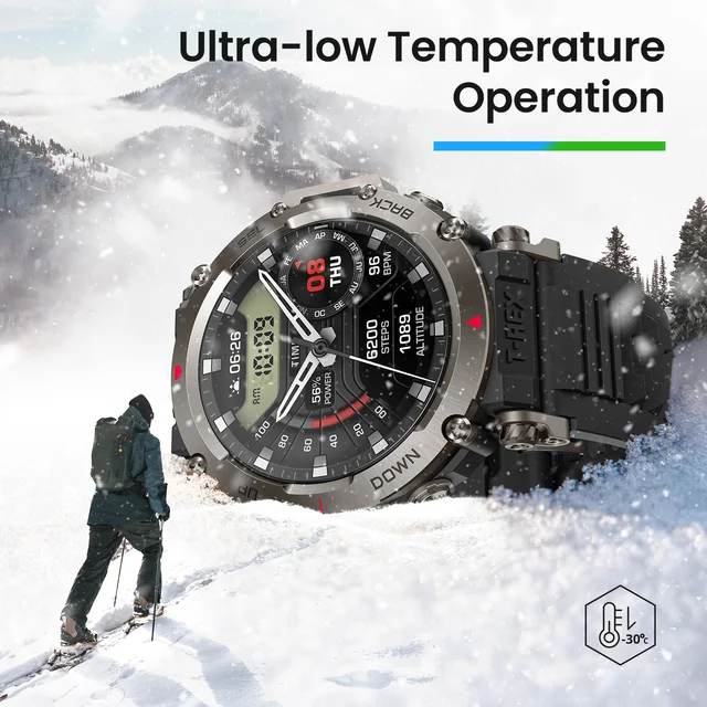 New Amazfit T-Rex Ultra 47mm Smart Watch Rugged Outdoor Military-grade 20-day Battery Life Smartwatch For Android IOS Phone 6