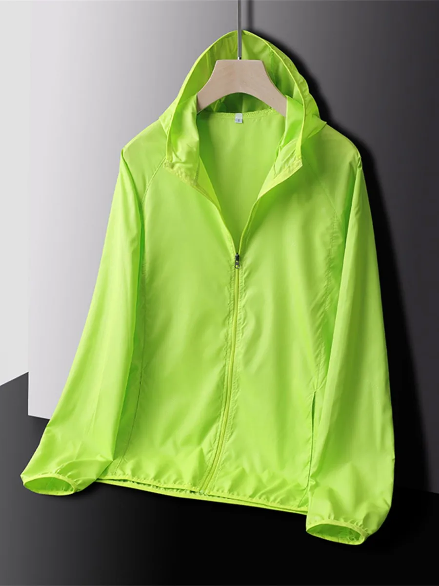 Waterproof Jacket Camping Sun Protection Thin Lightweight Breathable Bicycle Men Women Quick Dry