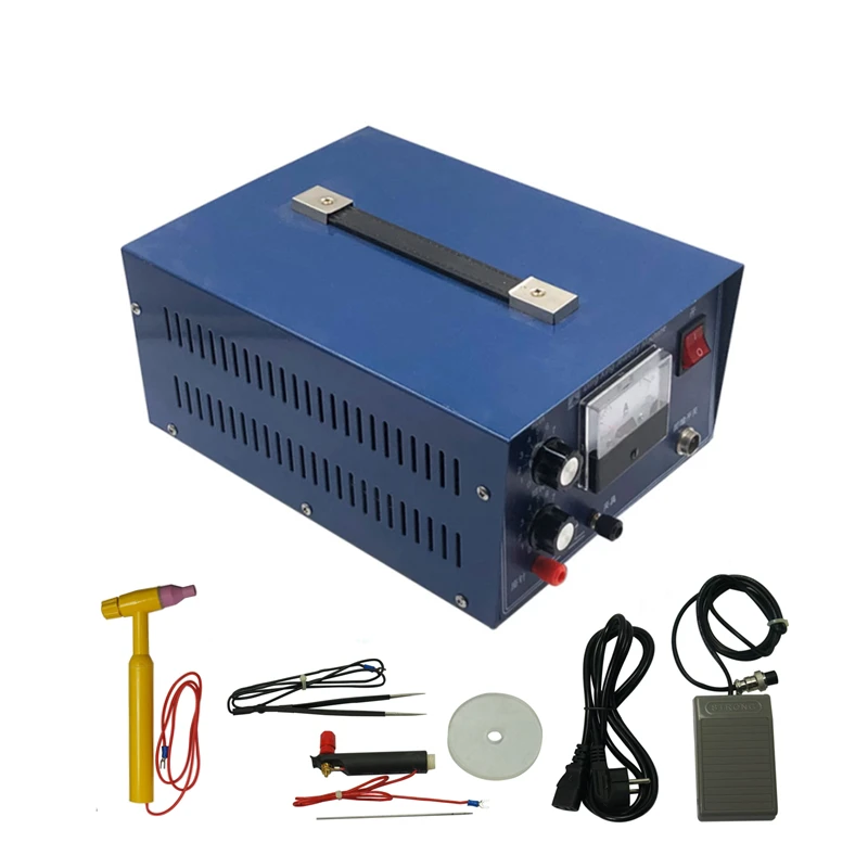 LYDX-30A/50A/80A/100A Spot Welding Machine 2 in1 Pulse Sparkle Spot Gold And Silver Processing Hand Held Pulse Welder 3