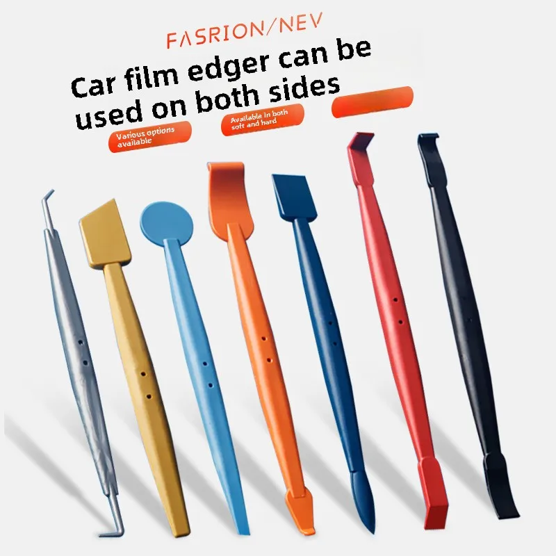 Car Wrapping Tools 1/7pcs Vinyl Car Wrap Stick Magnetic Squeegee Micro Scraper Carbon Film Go Corner Wrapper Window Tint Film Tuck