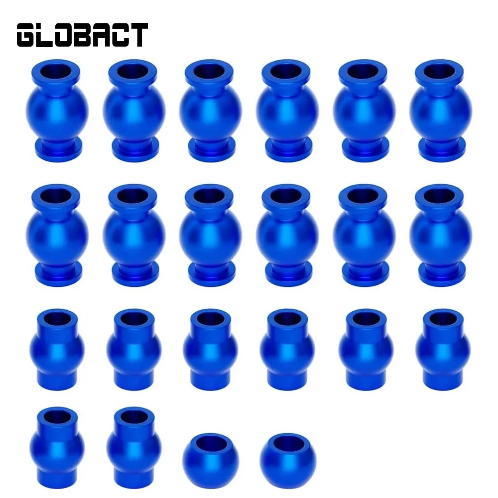 

GLOBACT RC Car Pivot Ball Set Aluminum alloy Tie Rods Turnbuckles Pivot Ball for 1/10 Arrma Senton Replace AR330515 Accessories