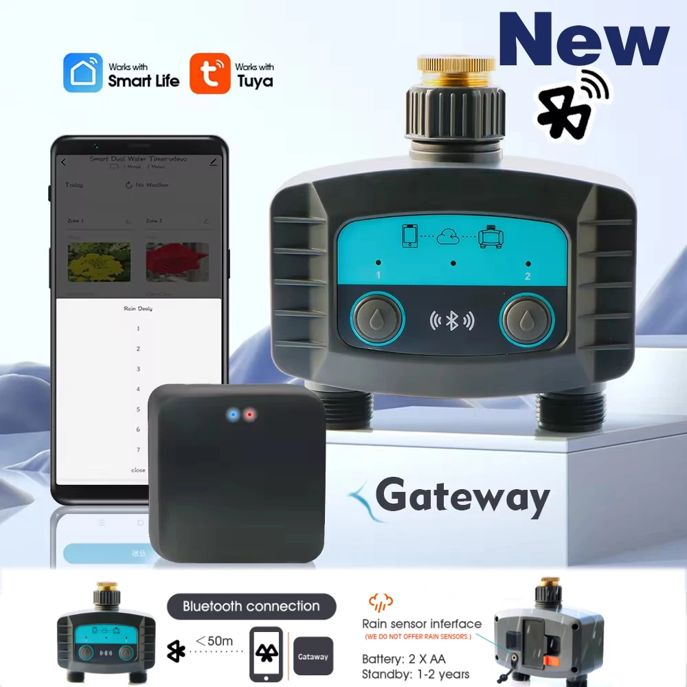 High Quality WiFi/Bluetooth-compatible Garden Timer Water Irrigation Smart Solenoid Valve for Wireless Phone Remote Watering 1 High Quality WiFi/Bluetooth-compatible Garden Timer Water Irrigation Smart Solenoid Valve for Wireless Phone Remote Watering