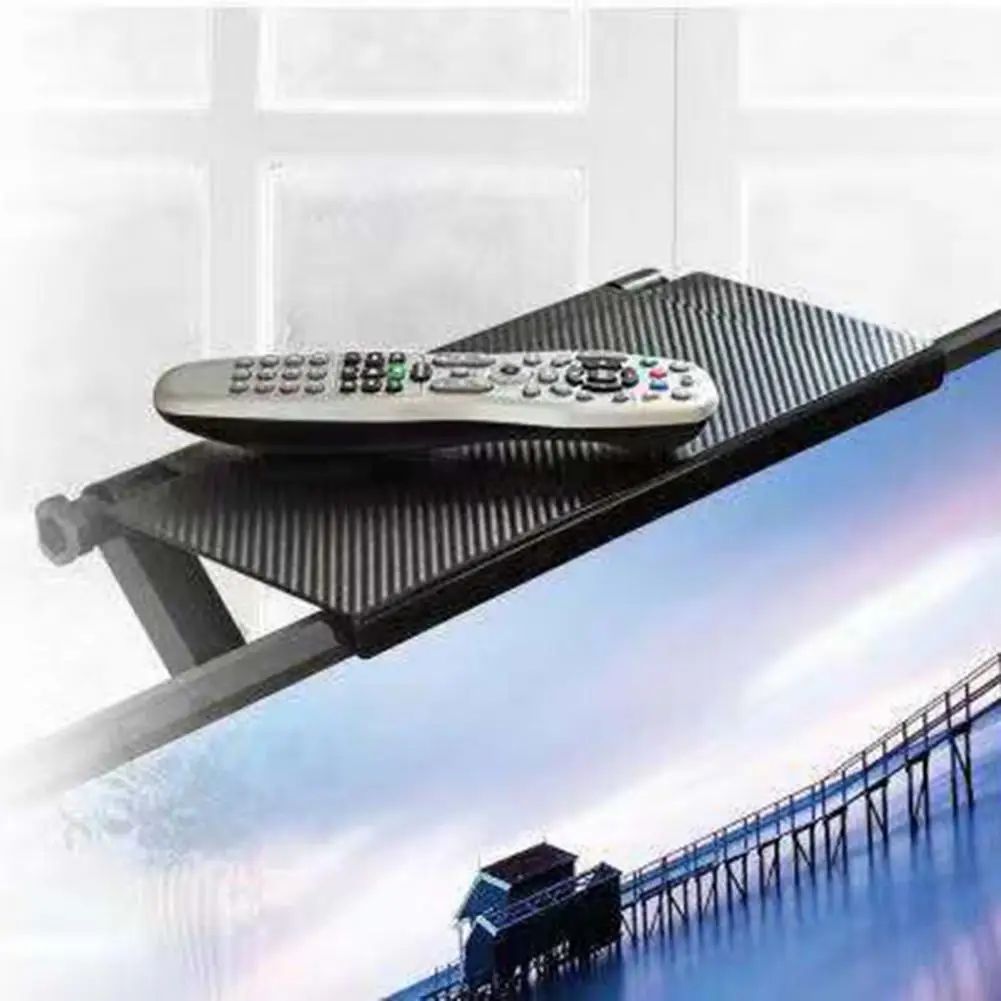 Stable Storage Rack Wall Mounted Tv Shelf With Strong Load-bearing Capacity Non-slip Design Easy Installation Ideal For Bedroom wall mounted tv shelf