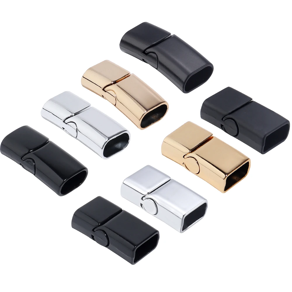 Magnetic Clasp Leather Jewelry Clasps 5pcs/Lot Flat Alloy Magnetic