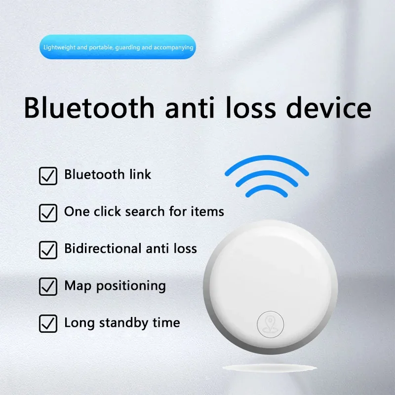 GPS Tracker Smart Anti-Lost Reminder Device Pets Bag Wallet Bluetooth For Apple Android Finder Air Tag Tracking Locator