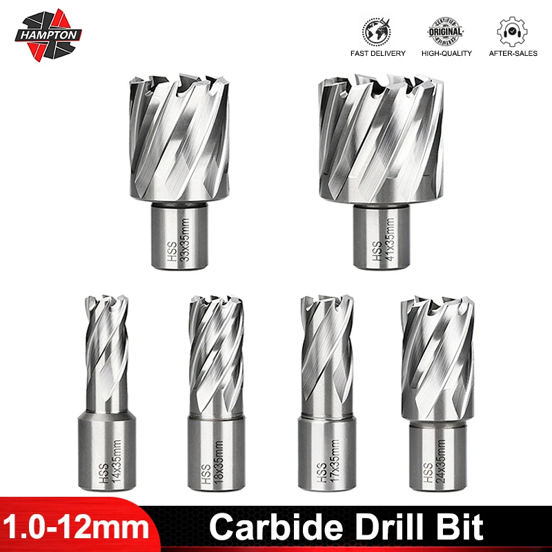 HSS Hole Opener 13-60mm Metal Core Drill Bit High Speed Steel Annular Cutter Hole Saw Hollow Drill Bit For Metal Drilling Tools level 5 9 m35 cobalt step drill bit hss co high speed steel cone metal drill bit tool hole cutter for stainless steel