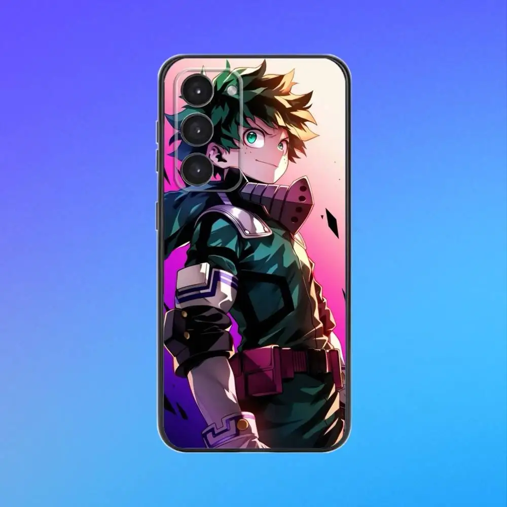 My Hero Lzuku Deku Soft Black Phone Case Cover
