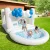 White Bounce House with Pump Kids Ball Pit Bounce House for Kids 3-6 Birthday Indoor or Outdoor Playhouse Customization 2